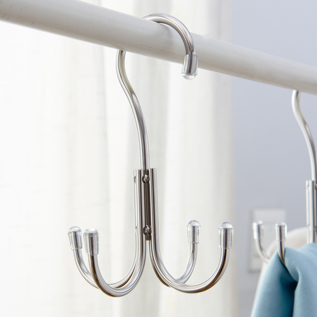 Ou runzhe acero inoxidable cepillado gancho de cuatro garras instalación libre zapato gancho de carga de almacenamiento fuerte bolsa de lazo gancho sólido