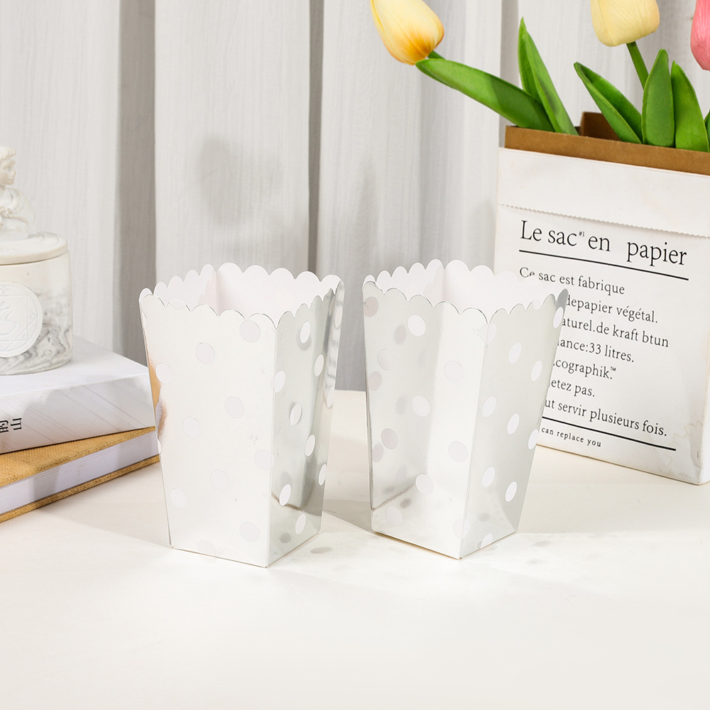 은색 도트, 7*5*12cm, 흰색 판지 250g