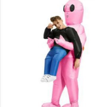 Fábrica de ropa inflable alienígena adulto transfronterizo de Halloween Niños divertido juego de fiesta ropa impermeable Accesorios