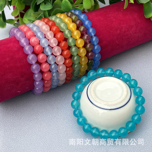 ʯӢ�������8mm�t�yʯ���{����ɫֱ������Ůʿ���ؿ�A��С�ִ�
