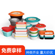 一次性饭盒可微波炉加热三分格打包盒餐盘食级玉米淀粉四格餐盒