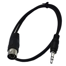 大DIN 7Pin对DC3.5mm 公电脑电视手机MP3音视频线MIDI7芯 DIN7P