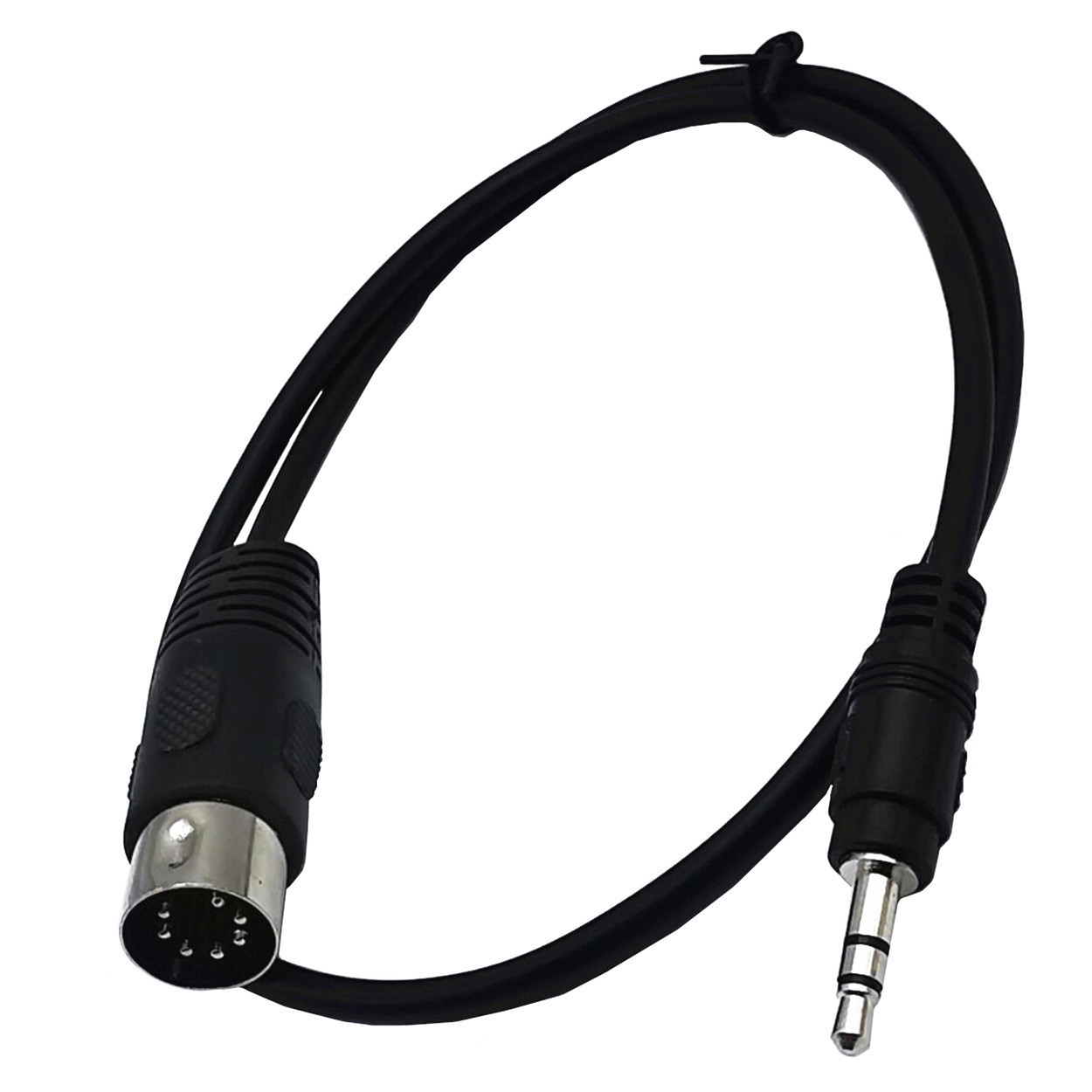 大DIN 7Pin对DC3.5mm 公电脑电视手机MP3音视频线MIDI7芯 DIN7P