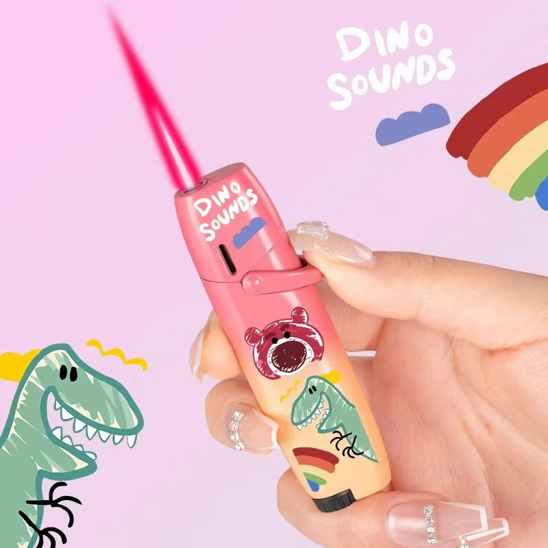 Shake the same Sanrio inflatable lighter clown strawberry bear small new Altman and other high-value lighters