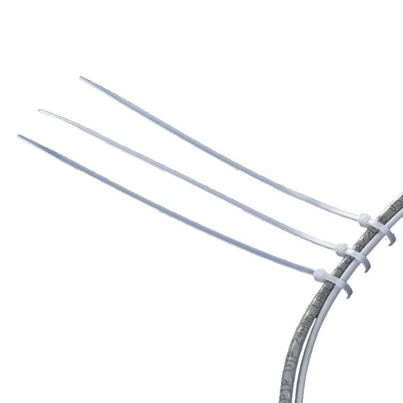 Cinta de gestión de cables de enlace Almacenamiento de cables y acabado Cable de enlace 100 piezas Corbata de cables de nylon autobloqueante