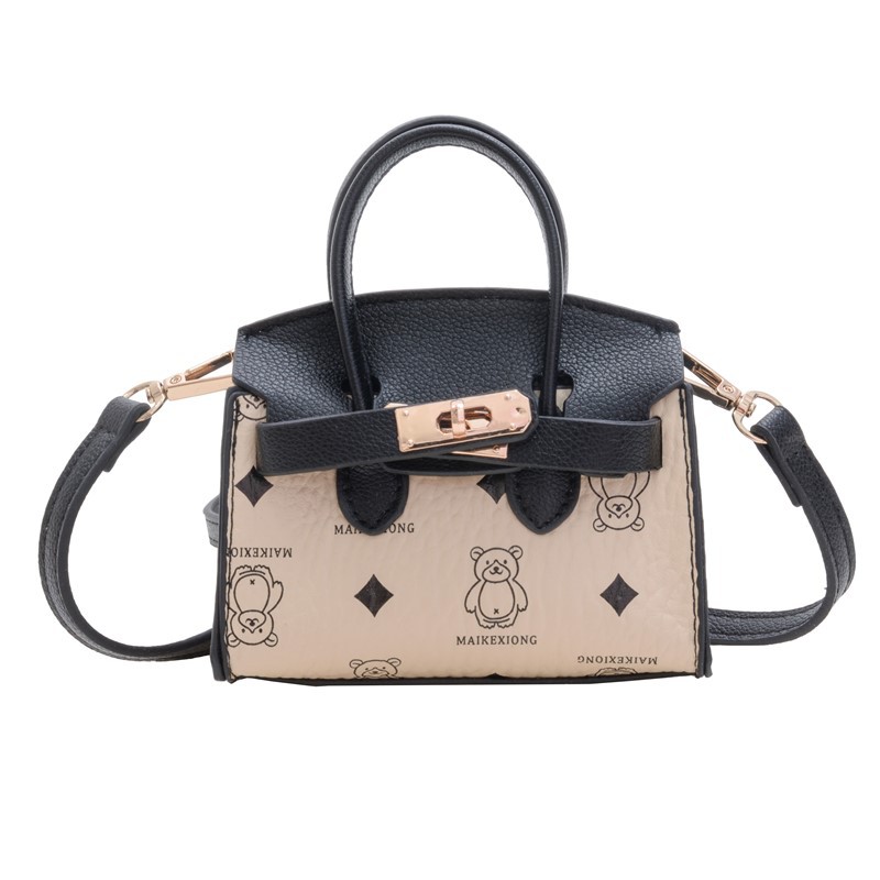 Impresión de aire extranjero bolsos de mano para niños adorables osos mini mochila de bebé viaje ligero bolsos de hombro para hombres y mujeres