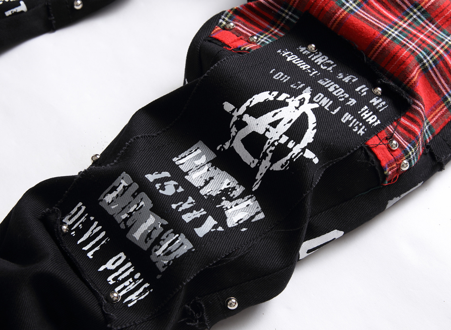 Stile misto, color blocking, jeans non elastici, pantaloni in denim da uomo personalizzati_voghion.com