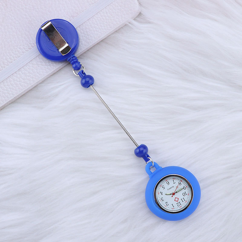 Reloj colgante para enfermera DIY, retráctil con clip, para identificación/carnet, cronómetro, regalo exquisito para estudiantes, venta al por mayor image 14
