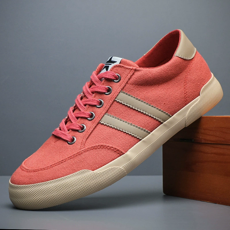 Мигающий Мужской холст обувь Совет обувь повседневная обувь 24147