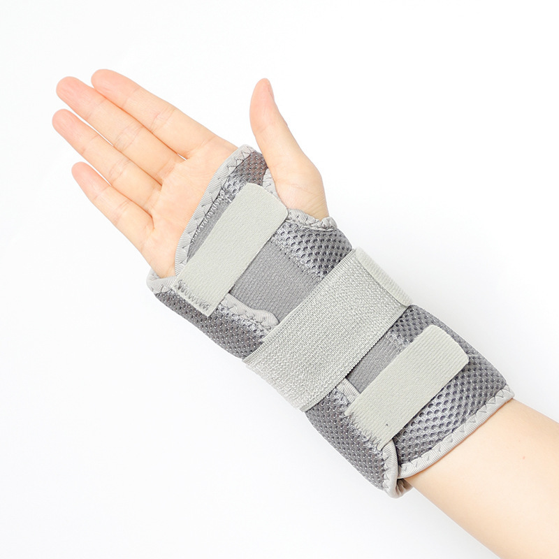 Protector de muñeca deportivo, placa de aluminio de soporte y fijación, brazalete de muñeca para hombres, protector de mano para mujeres, anti-torsión