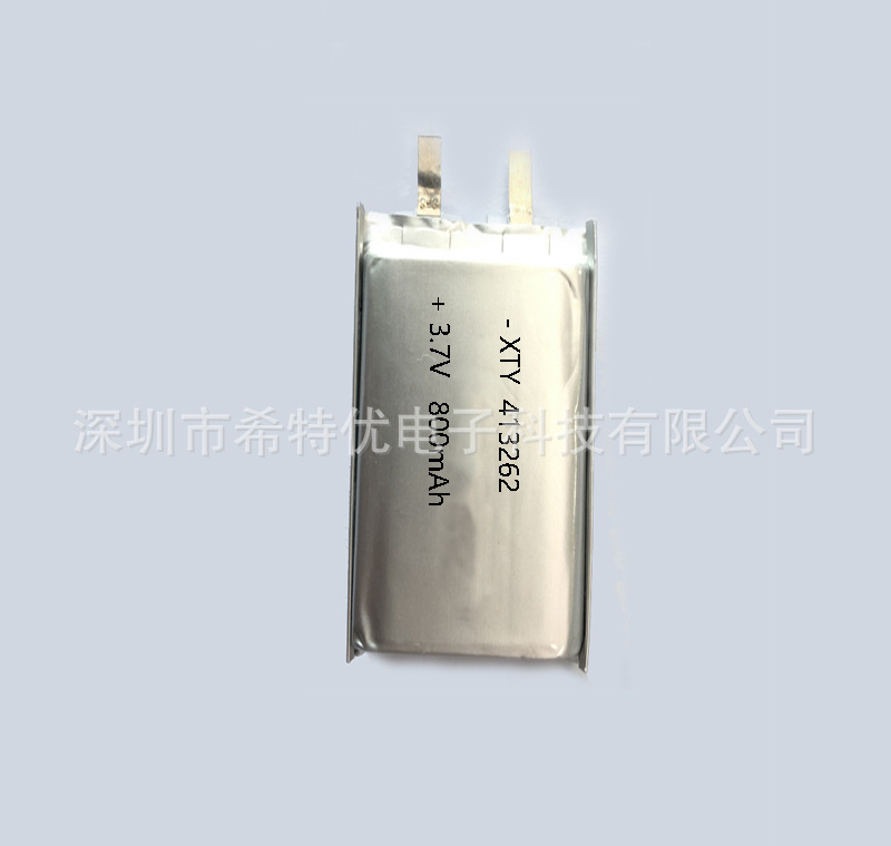 希特优电池厂家直供413262PL  800mAh 3.7V  加台湾保护板