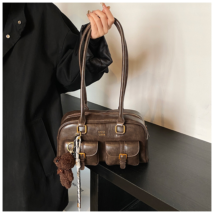 Fashionable and casual underarm bag for women, new autumn/Winter 2025, trendy and versatile, multi-pocket single-shoulder bag, high-end handbag undefined