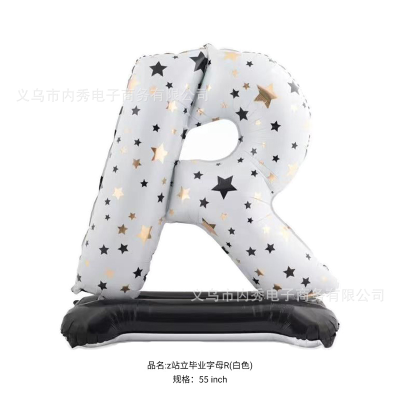 fiesta de graduación de la escuela para tomar fotos de fondo gran sombrero de graduación 4D estereoscópico de pie GRAD oso doctor base globo