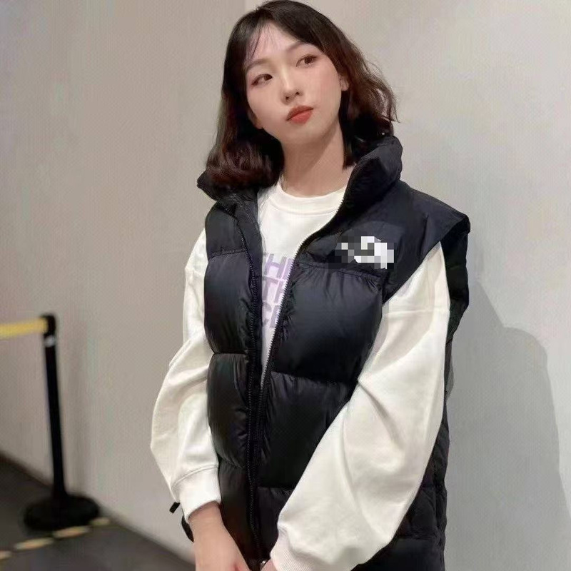 Cross-border trendy brand 1996 classic white duck down windproof vest for men and women, couples' autumn and winter warm outerwear Cross-border trendy brand 1996 classic white duck down windproof vest for men and women, couples' autumn and winter warm outerwear