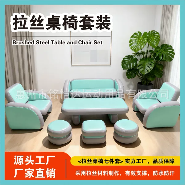 Factory Direct Sales Outdoor Inflatable Bed Sofa Camping Reclining Chair Easy to Fold