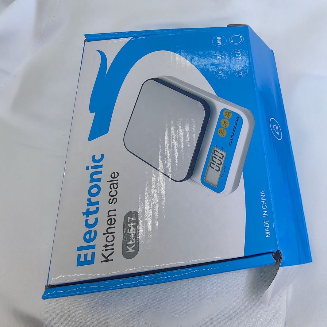 2025 Báscula de cocina 1g Báscula electrónica para hornear en el hogar Báscula electrónica precisa Báscula de gramo para alimentos pequeños Máscula de acero