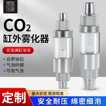 零度水草co2外置细化器水草缸二氧化碳扩散器缸外安装雾化器CO2
