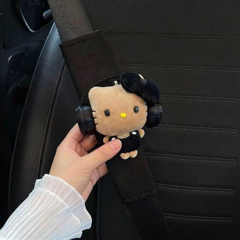 Car Seat Belt Shoulder Pads for Women, Cute and Soft, Anti-Neck Strangulation, Couple's Car Protection and Decorative Covers