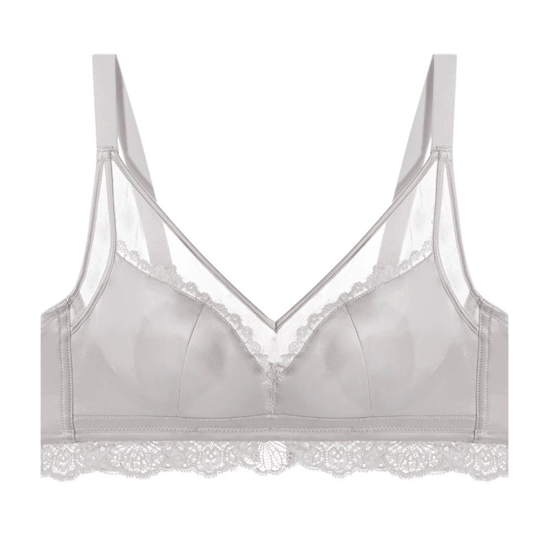 Бюстгальтер NaQooLa Lace беспроводной, бокал вина, нижнее белье