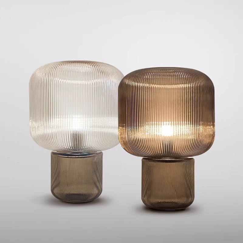 Modern and minimalistic glass fashionable creative table lamp for…
