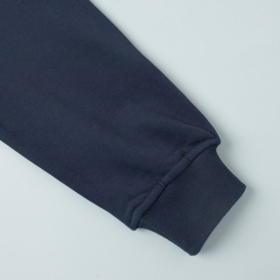 Bộ đôi áo nỉ thêu và quần dài nữ phong cách casual — Màu trắng nhạt, Màu xanh hải quân, màu xám, nâu sẫm chi tiết 21
