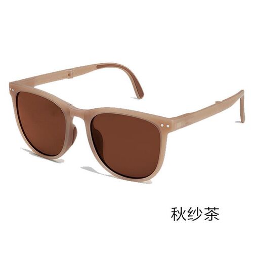 Direct factory sale sun protective sun glasses for men and women, high-end Instagram square foldable sunglasses for driving, sunshading glasses.
