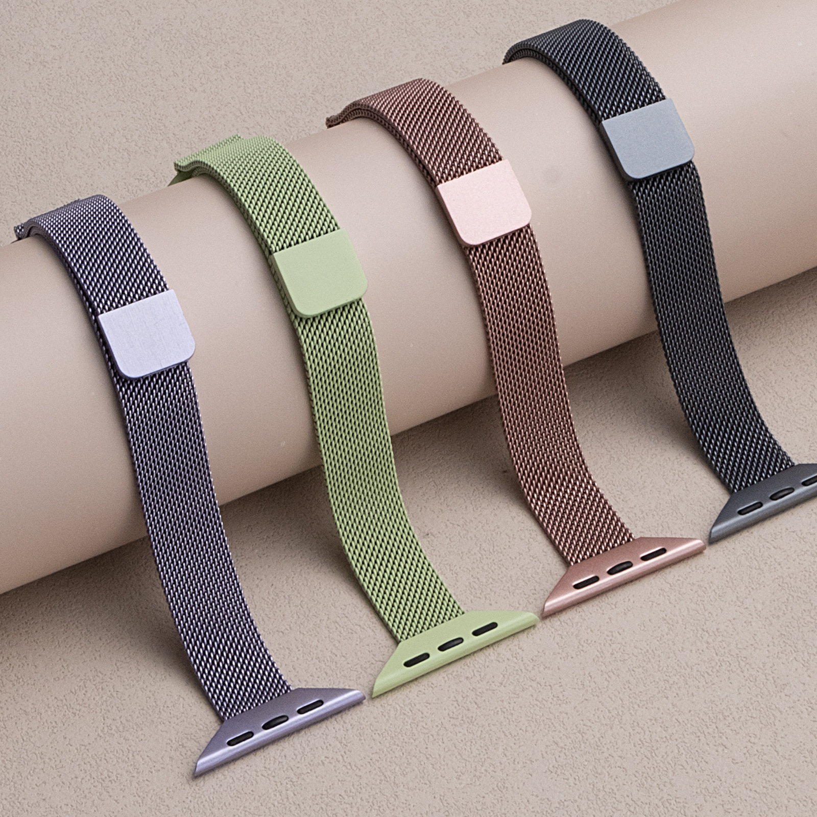 Suitable for Apple Applewatch Watch Strap Milanese Fine Stainless Steel Women's Iwatch9/10 Strap