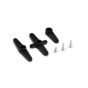 9g rudder arm 21T parts package cross arm/one-shaped arm/half arm plastic accessories 9g applicable