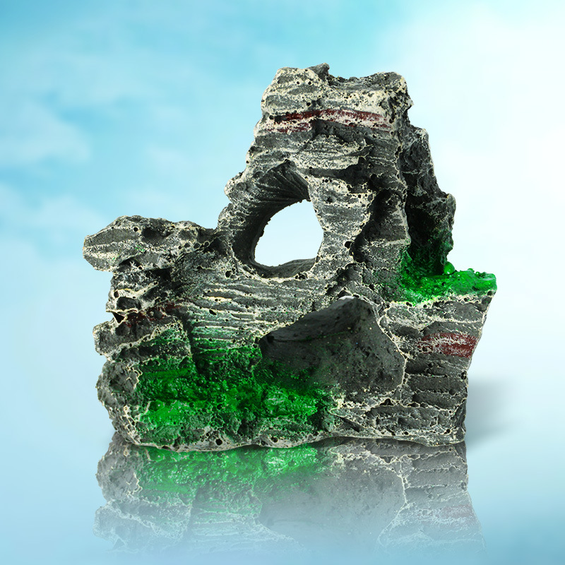 Explosiva pecera creativa acuario decoración paisajismo resina rocalla acuario artesanía en el hogar en stock