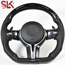 适用于宝马m3m4m5丁字裤碳纤维方向盘宝马全系列改装外贸跨境供应
