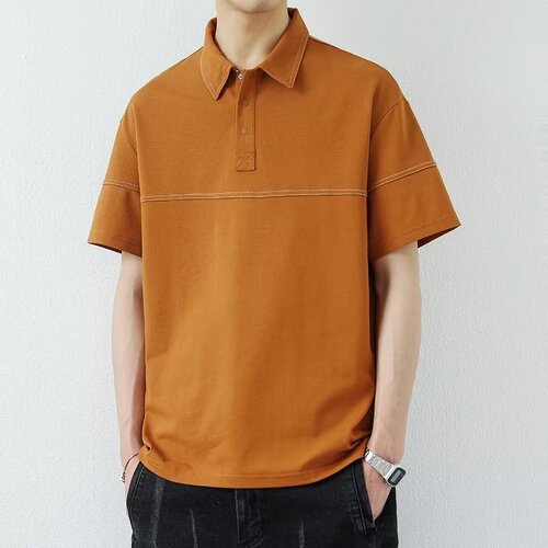 Summer Men's Short Sleeve Collar Flipping Polo Shirt Men's Business Casual Matchable T-Shirt Men's Quality Korean Version Trend
