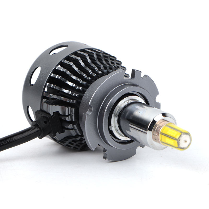 Faro LED de 360 Grados con Salida de Luz de 6 Lados, Bombilla D2h, Faro Láser para Automóvil, Lente Modificada, Luz para Automóvil, Faro Súper Brillante