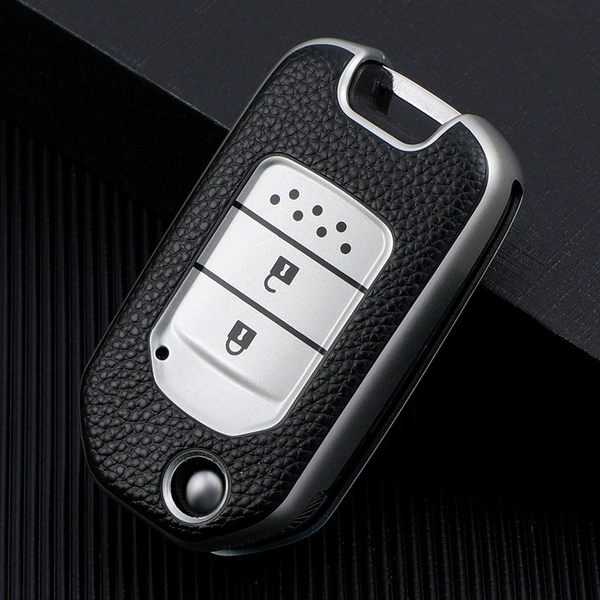 Leather Electric Light Silver 2 key