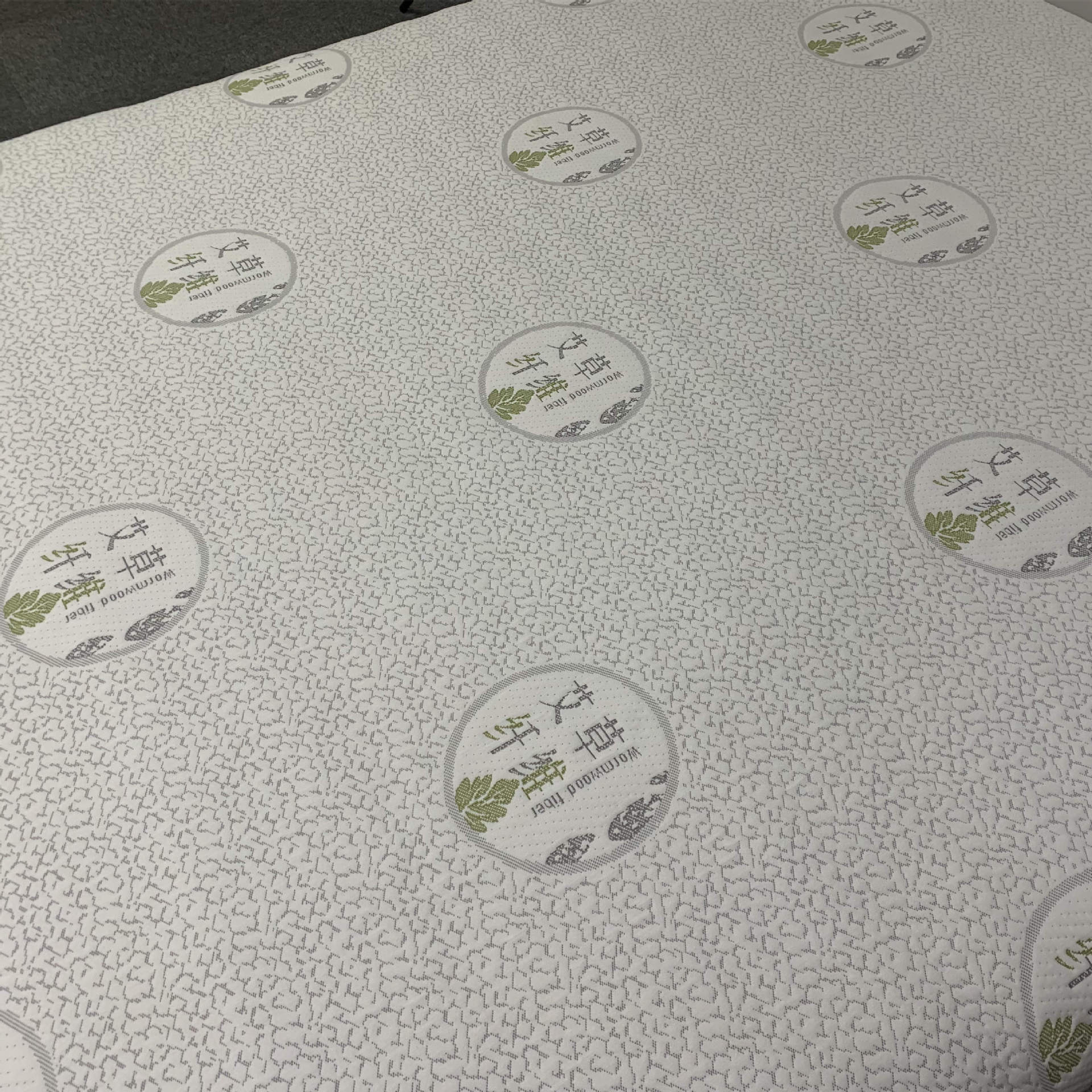 350 gramos de moxawood unilateral perfumado tela de colchón de punto funcional Jacquard tela de colchón tela al por mayor