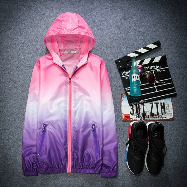 Sun Protection Clothing for Men and Women, Light and Breathable Summer Outdoor Sports Large Size Outwear, Beach Wear, Long-Sleeved Skin Windbreaker