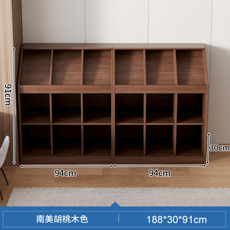Estante de estantería Estante de piso a techo Estantería corta Combinación de gabinete de rejilla Gabinete de almacenamiento Hogar integrado contra la pared Gabinete de almacenamiento de exhibición