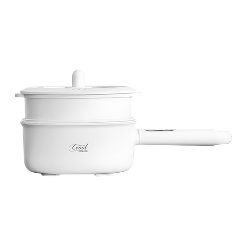 Wholesale electric hot pot dormitory student small white pot 2.5L electric wok multi-function electric cooking pot household smart electric wok
