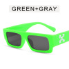 Fashionable brand sunglasses hip-hop style, glasses solar-powered, 2021 collection, European style, with snowflakes