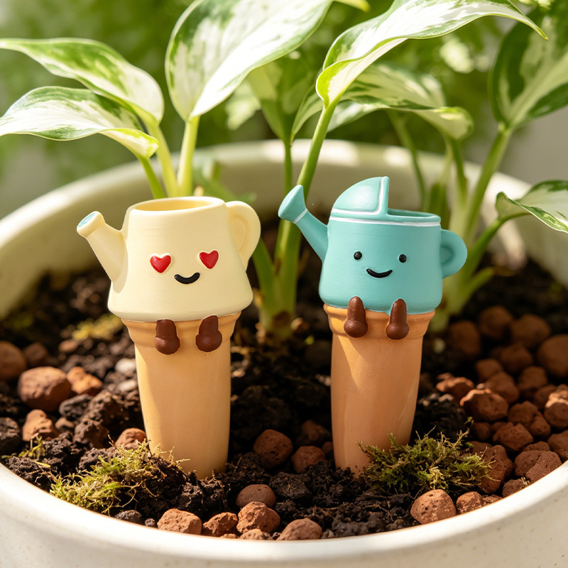 Chậu Cây Resin Dụng cụ tưới cây tự động bằng đất nung, bình thấm nước nhỏ giọt, tưới cây ban công sân vườn (RG-103)
