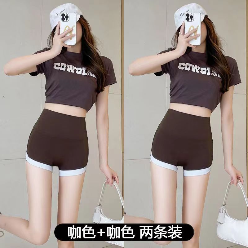 鲨鱼裤女夏季可外穿短裤收腹提臀防走光安全裤健身瑜伽骑行打底裤|undefined