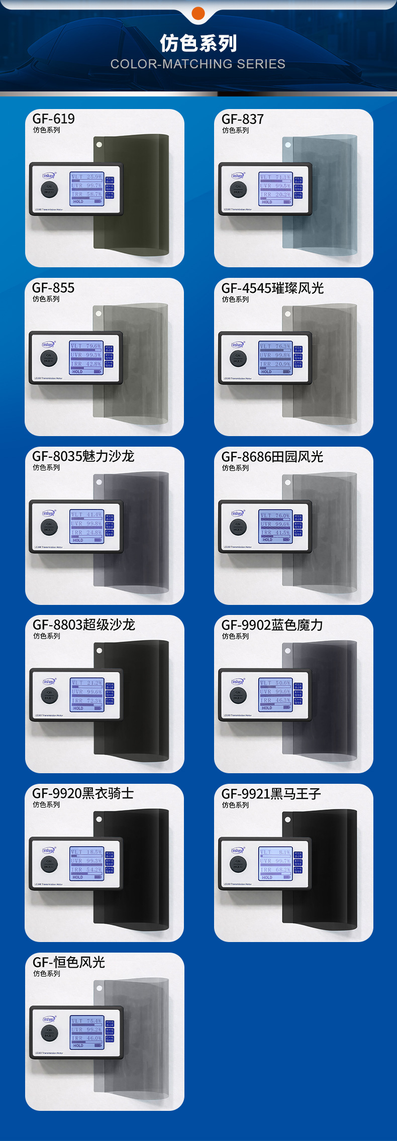 Ultra-High-Transparency Car Solar Film Wholesale, Magnetically Controlled Heat Reflection, High Insulation Car Film for Front, Side, and Rear Windows, High-Definition Sun Protection