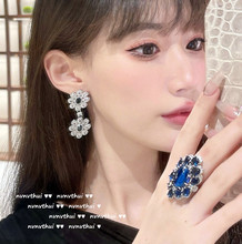 ����ˮӰ��{��ʯ������ָ �OӋ��LULU�18K��ѩ���ʯ���h���b