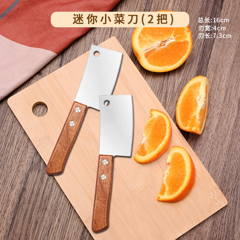 Mini cuchillo de cocina cuchillo de frutas de acero inoxidable cuchillo de cocina para bebés cuchillo de cocina