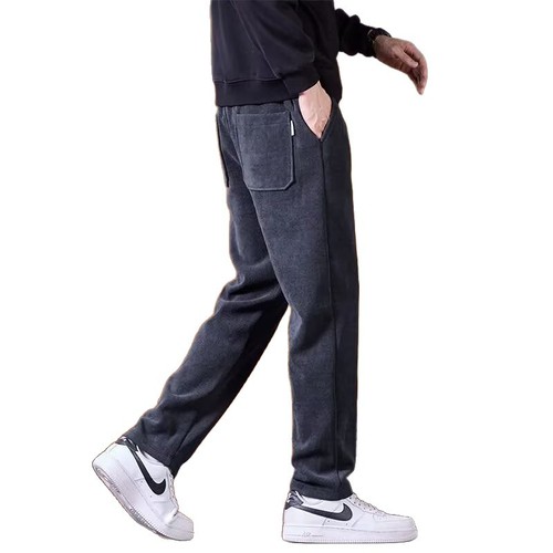 Factory wholesale: Autumn/Winter new men's casual Korean-style corduroy durable chenille loose-fit straight-leg trousers