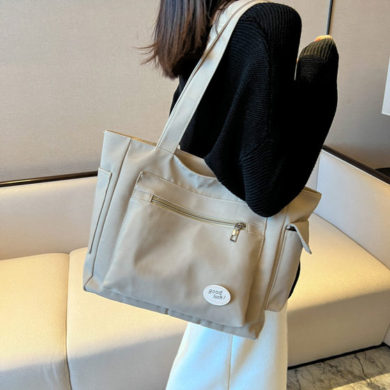 Printable logo Oxford composite fabric canvas bag handbag messenger bag travel bag shoulder bag women's bag