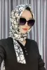 Head Scarf Hat-White D