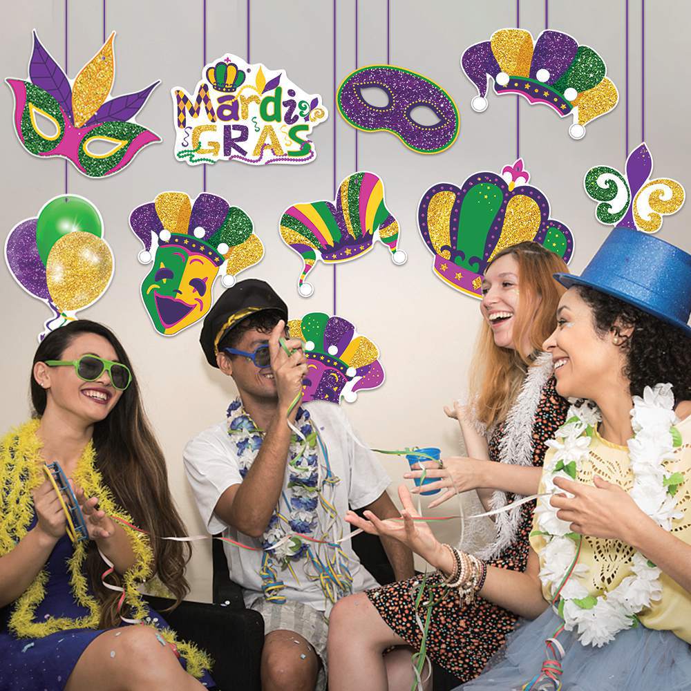 Amazonas Brasil carnaval decoración de la fiesta Mardi Gras máscara de carnaval colgante colgante decoración