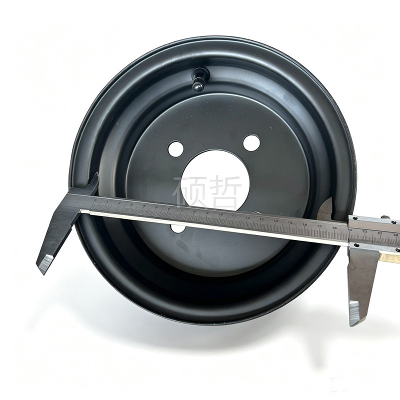 DIY four-wheel steel tube go-kart accessories, modified tricycle beach bike 8inch iron wheel hub rim hole spacing 100MM