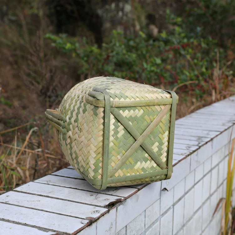 Bamboo hand-held basket, bamboo basket, rural fruit picking basket, vegetable basket, egg basket, shopping props wholesale