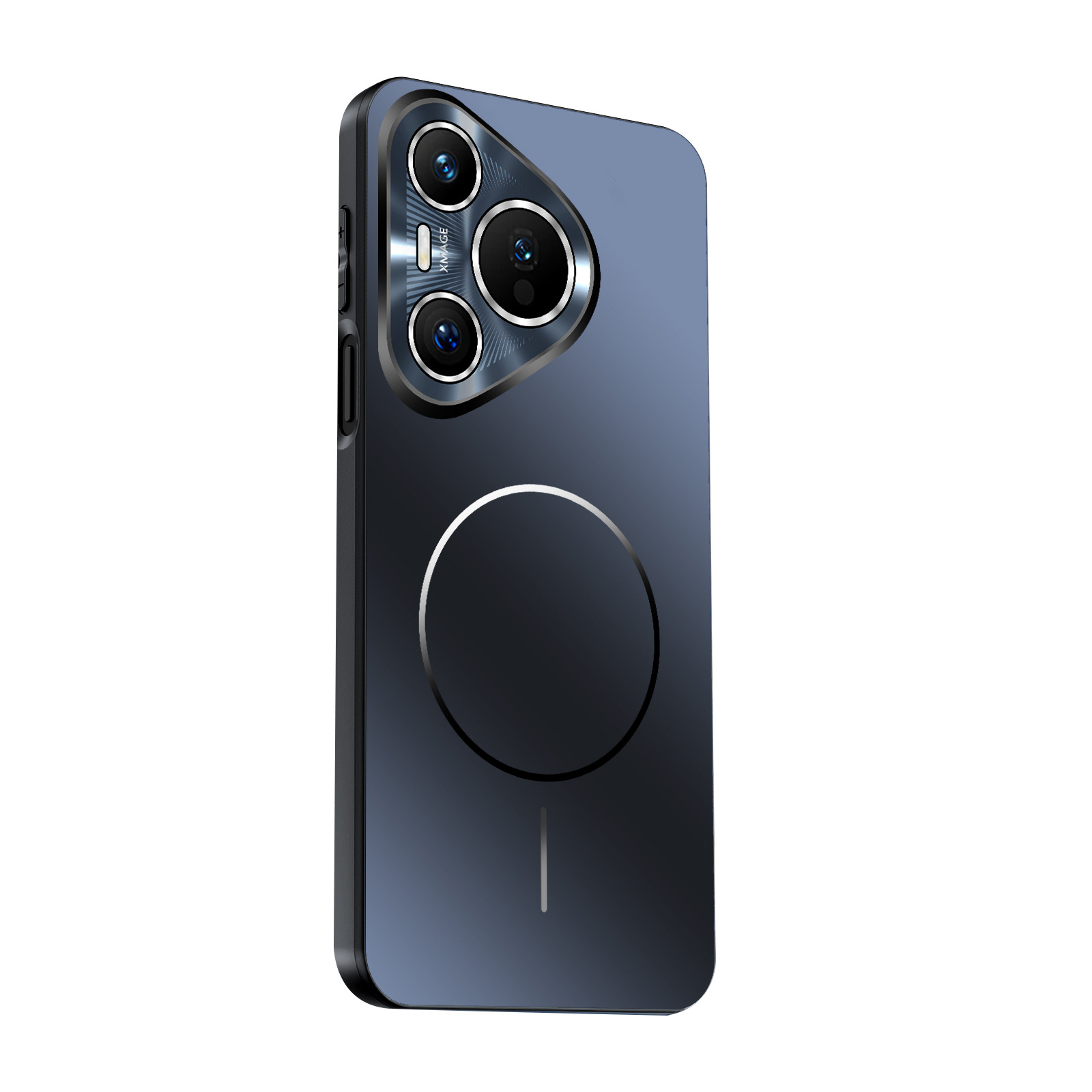 Aplicable a Huawei Pura80Ulra serie de absorción magnética cristalina de color P80Pro caso de teléfono móvil anti-caída AF lente cubierta de película protectora